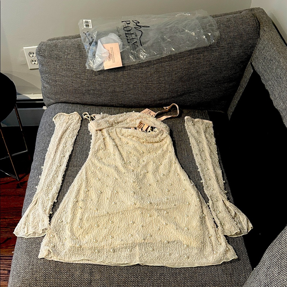 Oh Polly Sophisticated Gray Dress